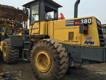 kwaliteit  187hp Second Hand Wheel Loaders WA380-3 , Komatsu Compact Wheel Loader 3.2cbm fabriek