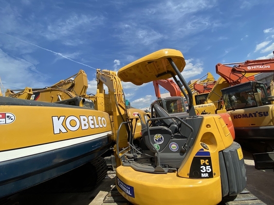 3915KG3 PC35MR-2 Gebruikt Hydraulische Kruippakje Komatsu Graafmachine 3 Ton