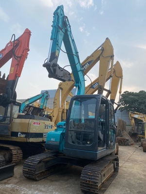 7t tweede Hand sk75-8 de Hydraulische Emmer 6850KG van With 0.4m3 van het Kruippakjegraafwerktuig