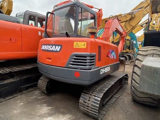 Gebruikt Hydraulisch het Kruippakjegraafwerktuig With Working Weight 5250KG van DH55