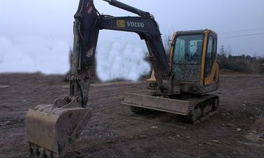 Mini gebruikte Volvo graafmachine EC55 0.14cbm Bucket Capacity met originele Turbo