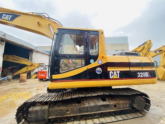 Oorspronkelijke Japanse Cat 320B tweedehands graafmachine, Caterpillar gebruikte spoorgraafmachine 20 ton.