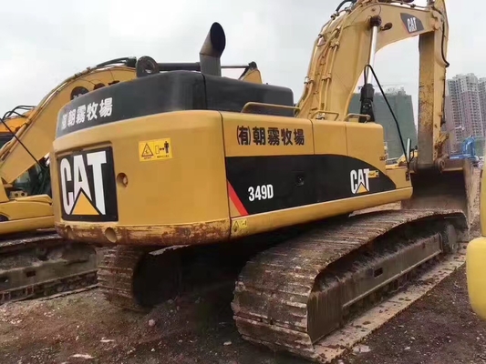 Originele Japanse Cat 349D tweedehands graafmachine, Caterpillar Gebruikte spoorgraafmachine 49 ton