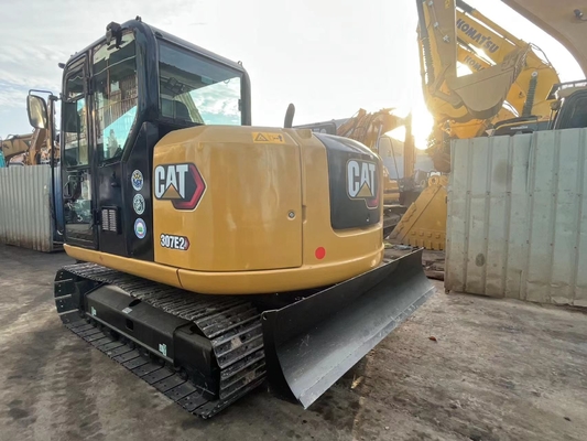 Originele Japan Cat 307E tweedehands graafmachine, Caterpillar Gebruikte spoorgraafmachine 7 ton