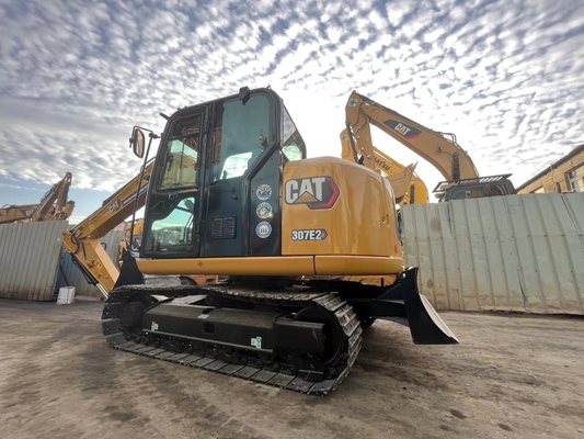 Originele Japan Cat 307E tweedehands graafmachine, Caterpillar Gebruikte spoorgraafmachine 7 ton