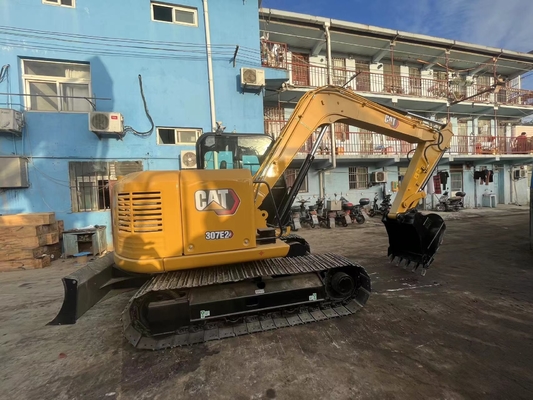Originele Japan Cat 307E tweedehands graafmachine, Caterpillar Gebruikte spoorgraafmachine 7 ton