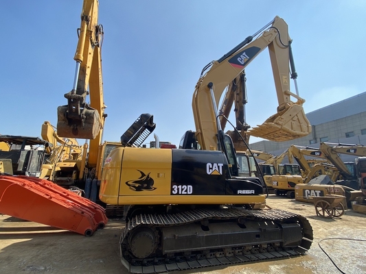 Originele Japan Cat 312D tweedehands Hydraulische Crawler Excavator, Caterpillar Gebruikte baan Excavator 12 Ton