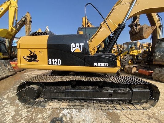 Originele Japan Cat 312D tweedehands Hydraulische Crawler Excavator, Caterpillar Gebruikte baan Excavator 12 Ton