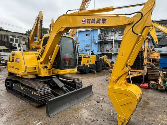 6 ton originele Japanse gebruikte Komatsu PC60-7 Crawler Excavator te koop