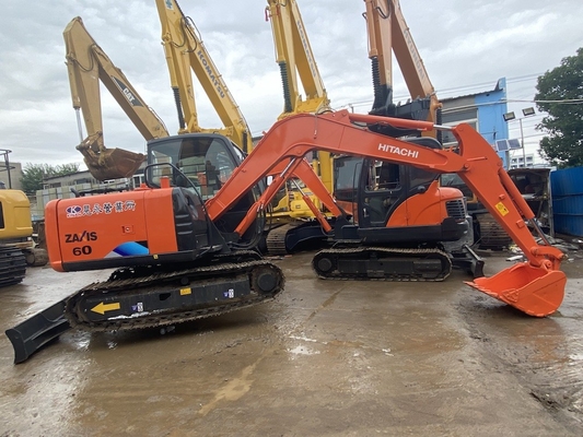 6 ton originele Japanse gebruikte Hitachi ZX60 Crawler Excavator met 40.5 kW motorvermogen en 0.22m3 emmercapaciteit