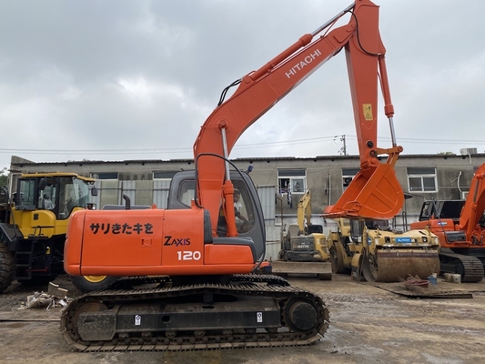 12 ton originele Japanse gebruikte Hitachi ZX120 Crawler Excavator met 66 kW motorvermogen en 0,52m3 emmercapaciteit