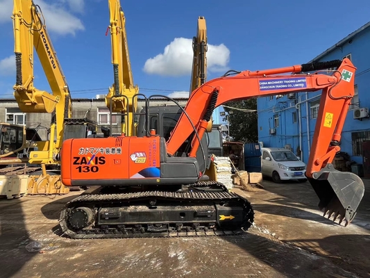 13 ton originele Japanse gebruikte Hitachi ZX130 Crawler graafmachine met 66 kW motorvermogen en 0,52m3 emmercapaciteit