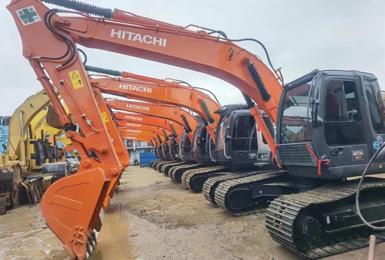 20 ton originele Japanse gebruikte Hitachi ZX200 Crawler Excavator met 109,6 kW motorvermogen en 0,8 m3 emmercapaciteit