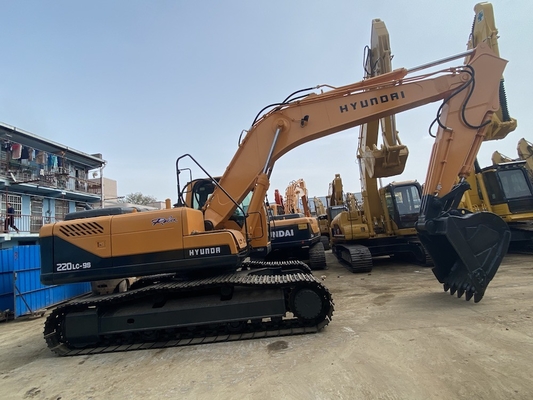 22 ton originele Japanse tweedehands Hyundai R220 Crawler graafmachine