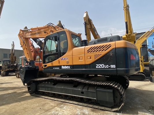 22 ton originele Japanse tweedehands Hyundai R220 Crawler graafmachine