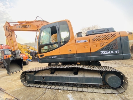 22 ton originele Japanse tweedehands Hyundai R225 Crawler graafmachine met 112 kW motorvermogen en 1,05 m3 emmercapaciteit