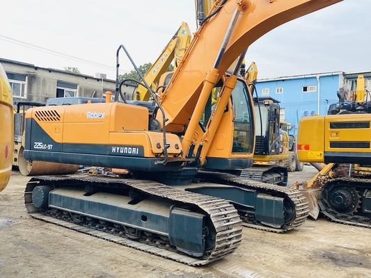 22 ton originele Japanse tweedehands Hyundai R225 Crawler graafmachine met 112 kW motorvermogen en 1,05 m3 emmercapaciteit