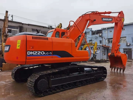 22 ton originele gebruikte Doosan DH220 Crawler Excavator met een emmercapaciteit van 0,5-1,18 m3
