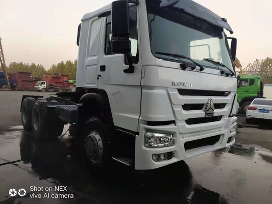 Gebruikte Sinotruk Howo 371hp Truck Tractor Trailer Head 6x4 Te koop