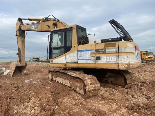 Originele Japan Cat 320b tweedehands graafmachine, Caterpillar Gebruikte spoorgraafmachine 20 ton