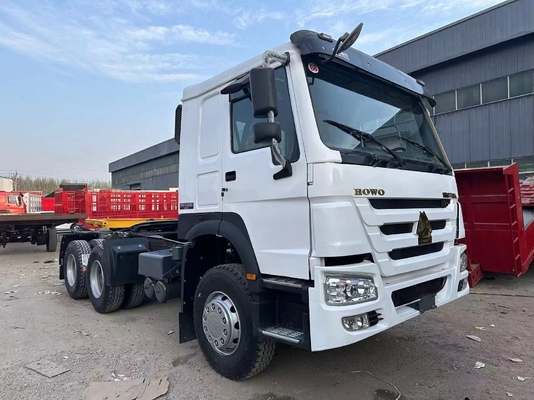 Gebruikte Sinotruk Howo 371hp Truck Tractor Trailer Head 6x4 Te koop