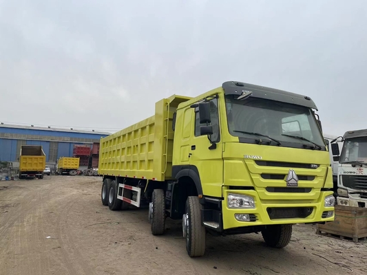 Gebruikte HOWO SINOTRUK Dump Truck 8x4 Tweedehands HOWO 375 HP Tipper Truck Te koop