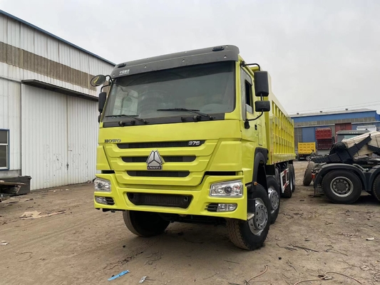Gebruikte HOWO SINOTRUK Dump Truck 8x4 Tweedehands HOWO 375 HP Tipper Truck Te koop