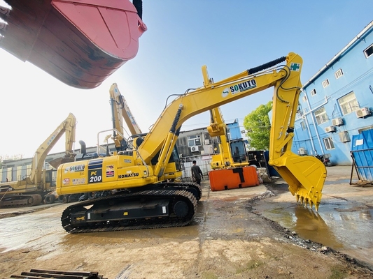 20 ton originele Japanse tweedehands Komatsu PC200-8 Crawler graafmachine