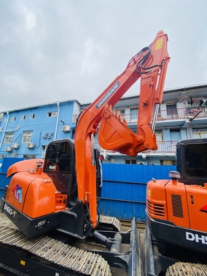 6 ton originele gebruikte Doosan DH60-7 Crawler Graafmachine tweedehands met 0,09-0,2 m3 emmercapaciteit