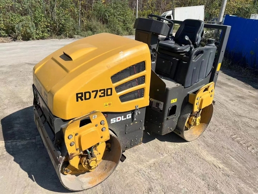 3 ton trilling tweedehands wegroller, gebruikte SDLG RD730 trillingsrolcompressor voor zware apparatuur