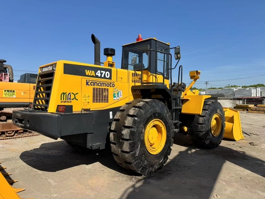 Tweedehands Komatsu WA470-3 wiellader Gebruikt voorweglader 3.9 M 3