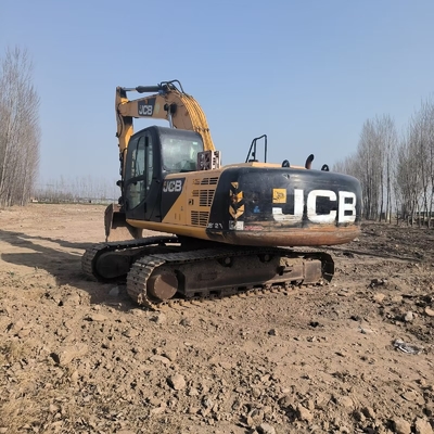22 ton tweedehands JCB JS220LC Crawler Excavator Gebruikt 129 KW motorvermogen en 1 M3 emmercapaciteit