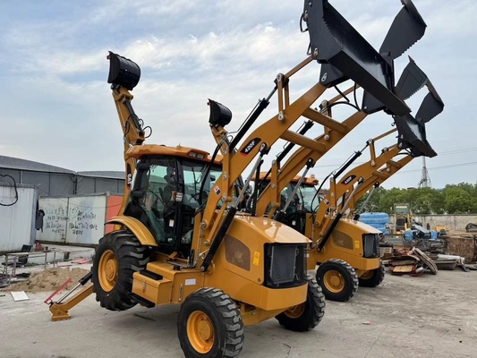Gebruikte CAT Caterpillar 420F Backhoe Loader Hydraulische machine Tweedehands CAT Backhoe Excavator