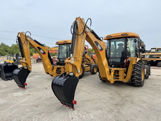 Gebruikte CAT Caterpillar 420F Backhoe Loader Hydraulische machine Tweedehands CAT Backhoe Excavator