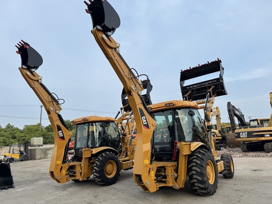 Gebruikte CAT Caterpillar 420F Backhoe Loader Hydraulische machine Tweedehands CAT Backhoe Excavator