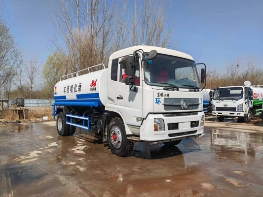 15CBM 185 pk tweedehands Kinland Dongfeng Sprinkler Water Tank Truck Gebruikte Water Tank Truck te koop