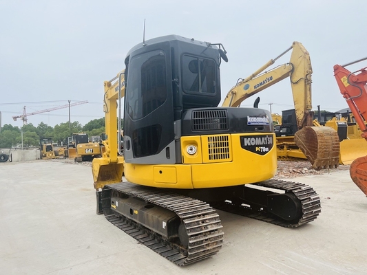 Oorspronkelijk Gebruikt Komatsu PC78US Crawler Excavator Tweedehands 7 Ton Mini Excavator Constructie Machinery