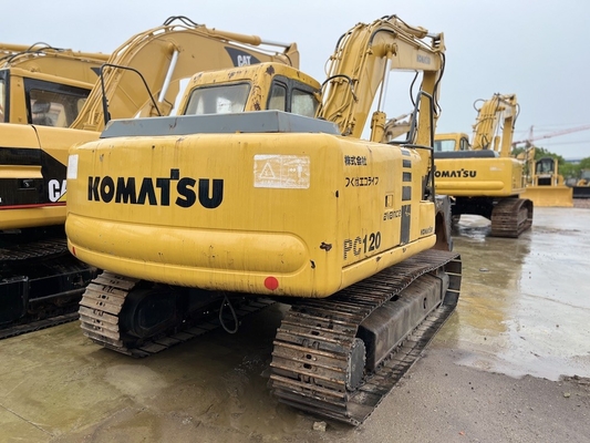 12 Ton Japanse Gebruikte Komatsu PC120-6 Graafmachine Tweedehands Komatsu Hydraulische kruiper Digger