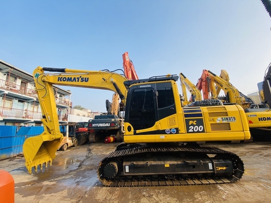 Japanse originele gebruikte Komatsu Pc200-8 graafmachine 80% nieuw in goede staat