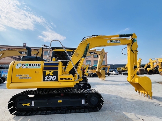 Mini tweedehands Komatsu PC130-7 Crawler Excavator met Komatsu SAA4D95LE-3 motor