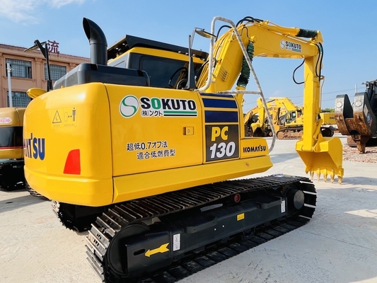 Mini tweedehands Komatsu PC130-7 Crawler Excavator met Komatsu SAA4D95LE-3 motor