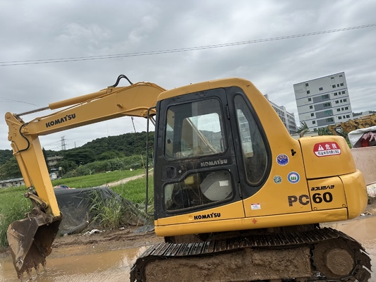 Gebruikte Komatsu PC60-7 Crawler Excavator 6 Ton Tweedehands Kleine Excavator PC35/PC55/PC56/PC60/PC78