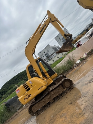 Gebruikte Komatsu PC60-7 Crawler Excavator 6 Ton Tweedehands Kleine Excavator PC35/PC55/PC56/PC60/PC78