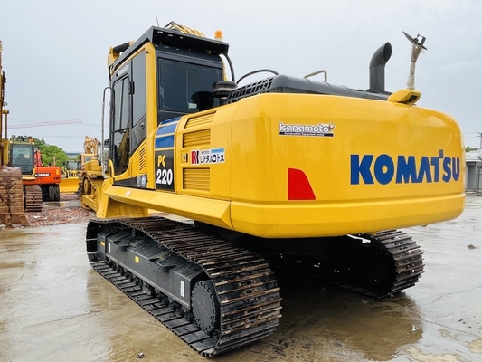 Gebruikte Komatsu PC220-8 tweedehands graafmachine graafmachine boormachine 1 CBM Bucket capaciteit bouwmachines