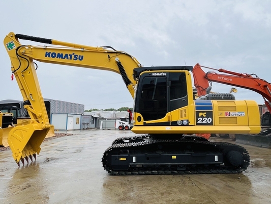 Tweedehands Komatsu PC220-8 Hydraulische graafmachine Graafmachine Backhoe Gebruikte 22 ton Digger bouwmachines