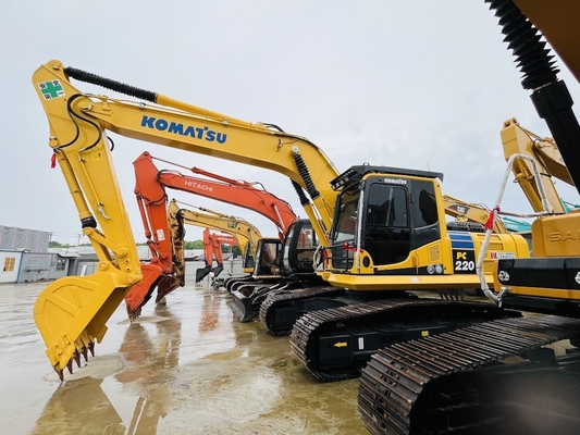 Tweedehands Komatsu PC220-8 Hydraulische graafmachine Graafmachine Backhoe Gebruikte 22 ton Digger bouwmachines