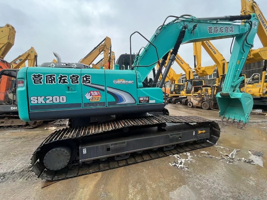 Originele 80% nieuwe Kobelco SK200-8 Hydraulische graafmachine Tweedehands graver SK200-8 SK200-7 SK220-8