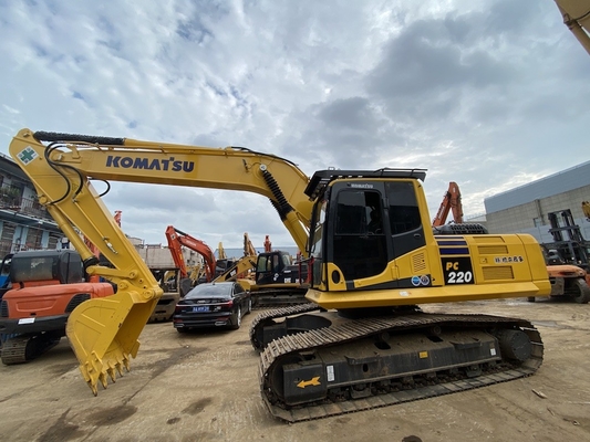 Japanse tweedehands Komatsu PC220-8 Hydraulische kraan 22 ton graafmachine Gebruikte Komatsu Digger