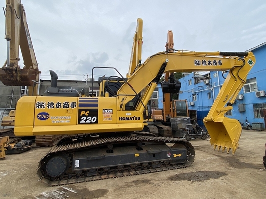Japanse tweedehands Komatsu PC220-8 Hydraulische kraan 22 ton graafmachine Gebruikte Komatsu Digger