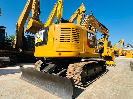 0.33 CBM CAT 307E2 Tweedehands Caterpillar Excavator Japan Gebruikte Crawler Excavator 7 ton Constructie Machinery